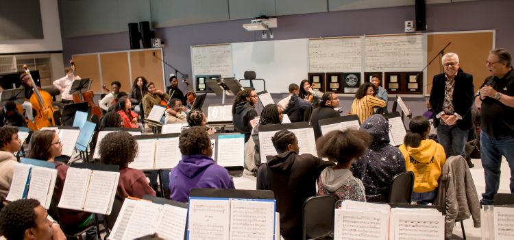 ARTURO SANDOVAL SURPRISES WITH A VISIT TO THE DESA INSTRUMENTAL MUSIC DEPARTMENT